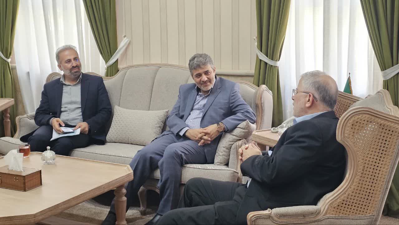 «غلامرضا گودرزی» رئیس مرکز آمار ایران در دیدار با «مجتبی عبداللهی» استاندار البرز